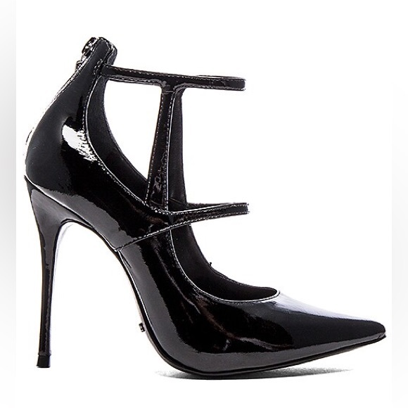 Schutz Madeline Elegant Black Stiletto Heels size 7.5 - Picture 1 of 6